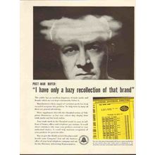 BELL TELEPHONE SYSTEM 1943 hazy recollection of that brand vintage ad