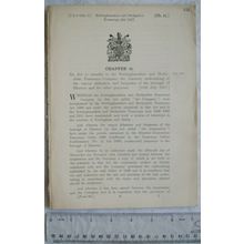 1917 Act of Parliament: Ilkeston Tramways