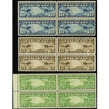 C7-9, Mint VF-XF NH Well Centered Block of Four CV $85 * Stuart Katz