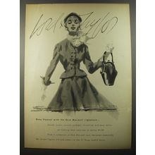 1954 Lord & Taylor Vera Maxwell Suit Advertisement