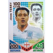 2010 TOPPS MATCH ATTAX WORLD CUP JOHN TERRY ENGLAND HUNDRED CLUB