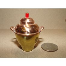 Vintage Miniature Lidded Pot or Container Dollhouse Decor