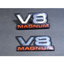 1997 98 99 2000 01 02 Dodge Durango V8 Magnum Emblems OEM 55076570