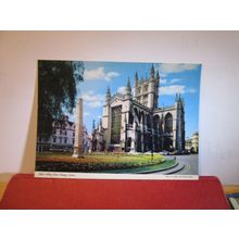 ABBEY from ORANGE GROVE, BATH, AVON. (SOMERSET) unused postcard by John Hinde =