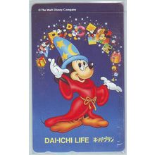 Walt Disney Mickey Mouse Dai-Ichi Life Tokyo Disneyland Japan NTT Phone Card
