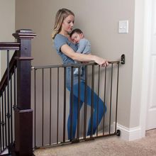 Toddleroo by North States Baby Gate for Stairs: Easy Swing & Lock Series 2 Child