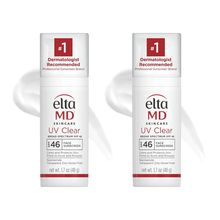 Eltamd UV Clear Face Sunscreen SPF 46, Oil Free Sunscreen with Zinc Oxide, Derma