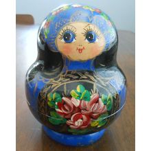 Russian Set of Seven Nesting Dolls Vintage Signed
