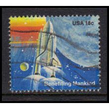 Used 1917 18c Space Fine W4507