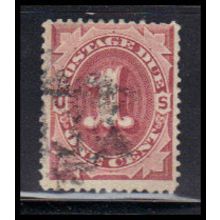 Used J1 1c Postage Due Just Clears KA8274