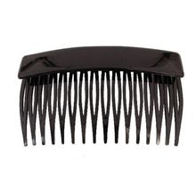 Large Lip French Back Comb (Tortoise Shell or Black)[ Black ]
