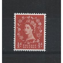 GB.SG570 1/2d Orange-Red.Mounted Mint.Jul25