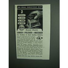 1950 Dremel Sander-Polisher-Massager Ad - Ideal Gift