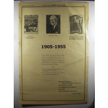 1956 The Harris Theaters Ad - 1905-1955