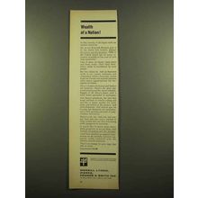 1965 Merrill Lynch Ad - Wealth of a Nation