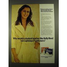 1981 Kotex Lightdays PantiLiners Ad - A Student Teacher