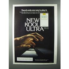 1981 Kool Ultra Cigarette Ad, Piano - One Way to Play