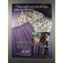 1981 Koret Fashion Ad - It Fits My Lifestyle