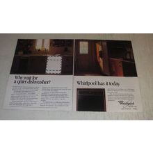 1989 Whirlpool Quiet Wash Dishwasher Ad - Why wait for a quiet dishwasher?