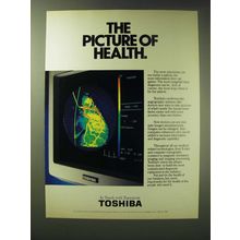 1989 Toshiba Cardiovascular Angiographic Systems Ad - The picture of health