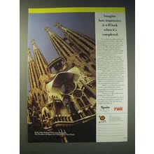 1989 Tourist Office of Spain Ad - Imagine how impressive it will look