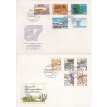 SCHWEIZ SWITZERLAND [1987] Jahr ex ( FDC )