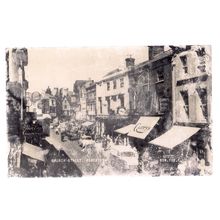 CHURCH STREET, OSWESTRY, SHROPSHIRE. unused antique postcard by F Frith (a)