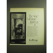 1974 La Barge Mirror Advertisement - The way La Barge figures it