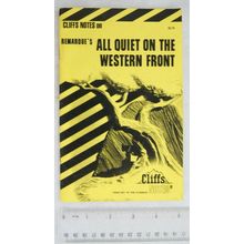 1991 Cliffs Notes on Remarque's All Quiet on the Western Front
