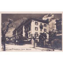 Paradiso Hotel Meister Switzerland Antique Postcard