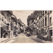 Thun Hauptgasse Switzerland Real Photo Postcrd