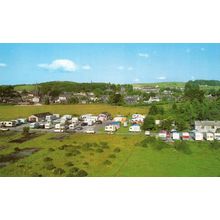 Creebridge Newton Stewart Caravan Site Scottish Aerial 1970s Postcard