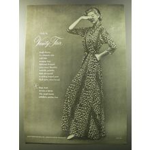 1953 Vanity Fair Jungle Beauty Robe Ad - photo by Mark Shaw