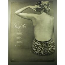 1953 Vanity Fair Jungle Beauty Briefs Ad - Only by Vanity Fair