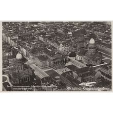 Berlin Spectacular Aerial German RPC Postcard