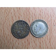 GB 1921 George V Silver Threepence 3d Coin