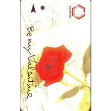 Be My Valentine~Rose S'pore Transitlink Train/Bus Card