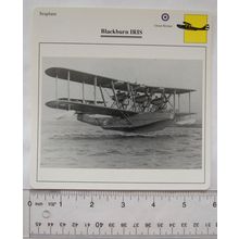 Blackburn Iris - GB - Seaplane - Collectors Club Card