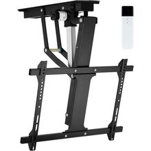 TOPSKY Electric Adjustable Ceiling TV Mount with Remote, Motorized Flip down Fit