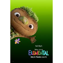 Elemental (2023)_4 Movie Film Poster Canvas iconic design