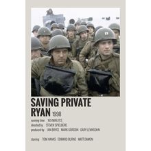 private ryan 3 Poster Canvas Movie Film Print A0 A1 A2 A3 A4 A5 A6 Art Wall Deco