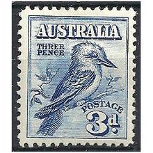 Australia 1928 SG106 3d Blue Mounted Mint ..