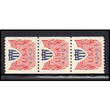 CVP31 3c Shield Very Fine MNH Dry Gum Strip of 3 PA5150