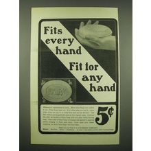 1902 Fairy Soap Ad - Fits every hand fit for any hand
