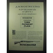 1955 Winchester Model 12 Shotgun Ad - Payment Plan