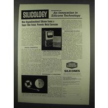1962 Union Carbide Ad - Silicology Silicone Technology