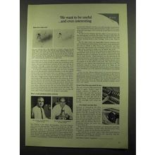 1969 Eastman Kodak Ad - We Want to Be Useful