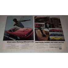 1973 Ford Mustang Ad - Mach I, Hardtop, Convertible