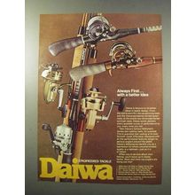 1977 Daiwa Ad - Millionaire R/L Bronze Silvercast Reels