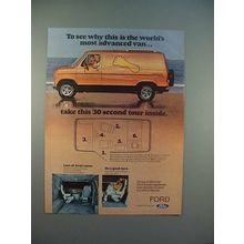 1977 Ford Econoline Van Ad - Take 30 Second Tour